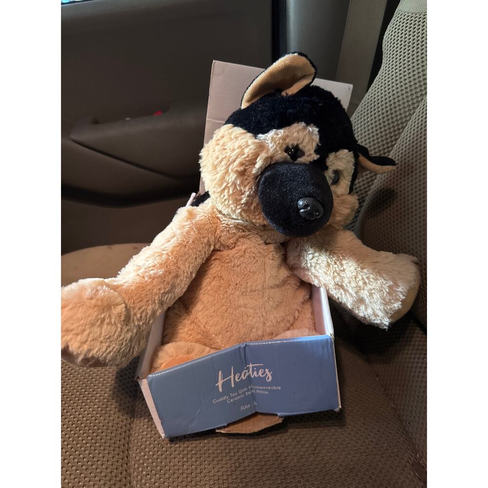 Warmies Heritage Collection Microwaveable German Shepherd Plush Heating Pad Dog
